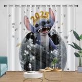 Laden Sie das Bild in den Galerie-Viewer, Lilo &amp; Stitch 2025 Curtains Pattern Blackout Window Drapes Room Decoration