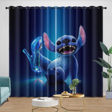Laden Sie das Bild in den Galerie-Viewer, Lilo &amp; Stitch 2025 Curtains Pattern Blackout Window Drapes Room Decoration