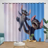 Laden Sie das Bild in den Galerie-Viewer, Lilo &amp; Stitch 2025 Curtains Pattern Blackout Window Drapes Room Decoration