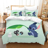 Laden Sie das Bild in den Galerie-Viewer, Lilo &amp; Stitch Bettwäsche-Set, gemusterter Bettbezug ohne Füllstoff