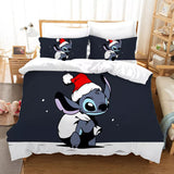 Laden Sie das Bild in den Galerie-Viewer, Lilo &amp; Stitch Bettwäsche-Set, gemusterter Bettbezug ohne Füllstoff