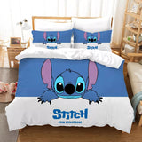 Laden Sie das Bild in den Galerie-Viewer, Lilo &amp; Stitch Bettwäsche-Set, gemusterter Bettbezug ohne Füllstoff