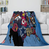 Laden Sie das Bild in den Galerie-Viewer, Los Angeles Chargers Blanket Flannel Fleece Throw Room Decoration