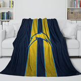 Laden Sie das Bild in den Galerie-Viewer, Los Angeles Chargers Blanket Flannel Fleece Throw Room Decoration