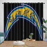 Laden Sie das Bild in den Galerie-Viewer, Los Angeles Chargers Curtains Blackout Window Drapes Room Decoration