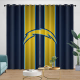 Laden Sie das Bild in den Galerie-Viewer, Los Angeles Chargers Curtains Blackout Window Drapes Room Decoration