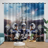 Laden Sie das Bild in den Galerie-Viewer, Los Angeles Chargers Curtains Blackout Window Drapes Room Decoration