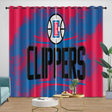 Laden Sie das Bild in den Galerie-Viewer, Los Angeles Clippers Curtains Blackout Window Drapes Room Decoration