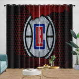 Laden Sie das Bild in den Galerie-Viewer, Los Angeles Clippers Curtains Blackout Window Drapes Room Decoration