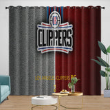 Laden Sie das Bild in den Galerie-Viewer, Los Angeles Clippers Curtains Blackout Window Drapes Room Decoration