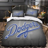 Laden Sie das Bild in den Galerie-Viewer, Los Angeles Dodgers Bedding Set Quilt Cover Without Filler