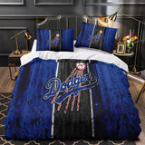 Laden Sie das Bild in den Galerie-Viewer, Los Angeles Dodgers Bedding Set Quilt Cover Without Filler