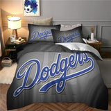 Laden Sie das Bild in den Galerie-Viewer, Los Angeles Dodgers Bedding Set Quilt Cover Without Filler