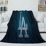Laden Sie das Bild in den Galerie-Viewer, Los Angeles Dodgers Blanket Flannel Throw Kids Room Decoration