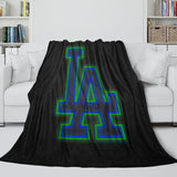 Laden Sie das Bild in den Galerie-Viewer, Los Angeles Dodgers Blanket Flannel Throw Kids Room Decoration
