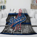 Laden Sie das Bild in den Galerie-Viewer, Los Angeles Dodgers Blanket Flannel Throw Room Decoration