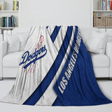 Laden Sie das Bild in den Galerie-Viewer, Los Angeles Dodgers Blanket Flannel Throw Room Decoration