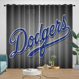 Laden Sie das Bild in den Galerie-Viewer, Los Angeles Dodgers Curtains Blackout Window Drapes Room Decoration