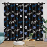 Laden Sie das Bild in den Galerie-Viewer, Los Angeles Dodgers Curtains Blackout Window Drapes Room Decoration