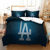 Laden Sie das Bild in den Galerie-Viewer, Los Angeles Dodgers Duvet Cover Kids Room Bedding Set Without Filler