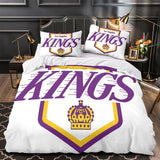Laden Sie das Bild in den Galerie-Viewer, Los Angeles Kings Bedding Set Quilt Duvet Cover Without Filler