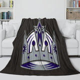 Laden Sie das Bild in den Galerie-Viewer, Los Angeles Kings Blanket Flannel Throw Kids Room Decoration