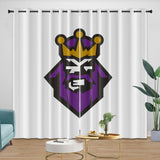 Laden Sie das Bild in den Galerie-Viewer, Los Angeles Kings Curtains Blackout Window Drapes Room Decoration