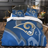 Laden Sie das Bild in den Galerie-Viewer, Los Angeles Rams Bettwäsche-Set, Bettbezug ohne Füllstoff