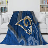 Laden Sie das Bild in den Galerie-Viewer, Los Angles Rams Blanket Flannel Fleece Throw Room Decoration