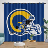 Laden Sie das Bild in den Galerie-Viewer, Los Angles Rams Curtains Blackout Window Drapes Room Decoration