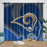 Laden Sie das Bild in den Galerie-Viewer, Los Angles Rams Curtains Blackout Window Drapes Room Decoration