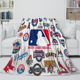 Laden Sie das Bild in den Galerie-Viewer, Major League Baseball MLB Blanket Flannel Throw Room Decoration