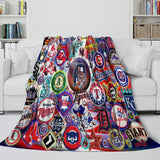 Laden Sie das Bild in den Galerie-Viewer, Major League Baseball MLB Blanket Flannel Throw Room Decoration