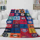 Laden Sie das Bild in den Galerie-Viewer, Major League Baseball MLB Blanket Flannel Throw Room Decoration