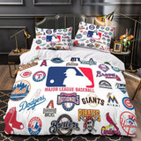Laden Sie das Bild in den Galerie-Viewer, Major League Baseball MLB Duvet Cover Bedding Set Without Filler