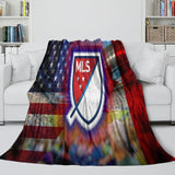 Laden Sie das Bild in den Galerie-Viewer, Major League Soccer MLS Blanket Flannel Throw Room Decoration