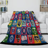 Laden Sie das Bild in den Galerie-Viewer, Major League Soccer MLS Blanket Flannel Throw Room Decoration