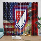 Laden Sie das Bild in den Galerie-Viewer, Major League Soccer MLS Curtains Blackout Window Drapes Room Decoration