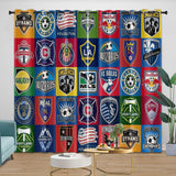 Laden Sie das Bild in den Galerie-Viewer, Major League Soccer MLS Curtains Blackout Window Drapes Room Decoration