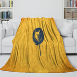 Laden Sie das Bild in den Galerie-Viewer, Memphis Grizzlies Blanket Flannel Fleece Throw Room Decoration