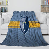 Laden Sie das Bild in den Galerie-Viewer, Memphis Grizzlies Blanket Flannel Fleece Throw Room Decoration