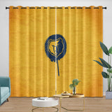 Laden Sie das Bild in den Galerie-Viewer, Memphis Grizzlies Curtains Blackout Window Drapes Room Decoration