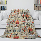 Laden Sie das Bild in den Galerie-Viewer, Mickey Mouse Blanket Flannel Fleece Throw Room Decoration