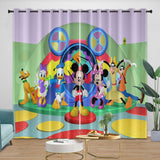 Laden Sie das Bild in den Galerie-Viewer, Mickey Mouse Club House Curtains Dinosaur Blackout Window Drapes