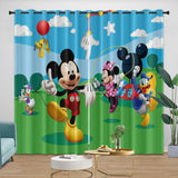 Laden Sie das Bild in den Galerie-Viewer, Mickey Mouse Club House Curtains Dinosaur Blackout Window Drapes