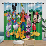 Laden Sie das Bild in den Galerie-Viewer, Mickey Mouse Club House Curtains Dinosaur Blackout Window Drapes