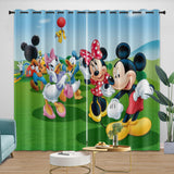 Laden Sie das Bild in den Galerie-Viewer, Mickey Mouse Club House Curtains Kids Blackout Window Drapes