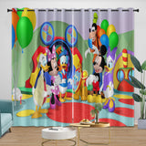 Laden Sie das Bild in den Galerie-Viewer, Mickey Mouse Club House Curtains Kids Blackout Window Drapes