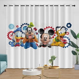 Laden Sie das Bild in den Galerie-Viewer, Mickey Mouse Club House Curtains Kids Blackout Window Drapes