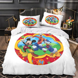 Laden Sie das Bild in den Galerie-Viewer, Mickey Mouse Club House Duvet Cover Kids Bedding Set Without Filler